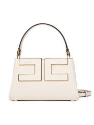 Elisabetta Franchi Torebka BS-07A-66E2-V360 Kremowy. Białe torebki klasyczne Elisabetta Franchi, bez wzorów, ze skóry, bez dodatków. Za 1,539.00 zł.