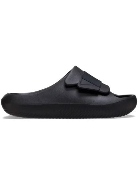 Crocs Klapki "Mellow Luxe Recovery" w kolorze czarnym rozmiar: 36/37. Czarne klapki Crocs, bez wzorów, z otwartym noskiem, bez obcasa. Za 184.95 zł.