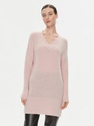 Marella Sweter Nimbe 2339460739200 Różowy Regular Fit. Czerwone swetry Marella, m, bez wzorów, z syntetyku, bez ramiączek. Za 519.99 zł.