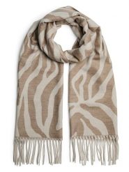 Pieces Szal w kolorze beżowym rozmiar: onesize. Brązowe szaliki Pieces, bez wzorów. Za 66.00 zł.