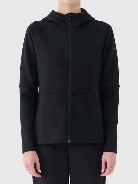 4F Bluza w kolorze czarnym rozmiar: L. Czarne bluzy 4f, l, bez wzorów, bez kaptura. Za 140.86 zł.