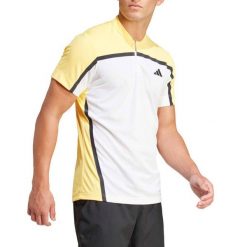 Polo Adidas Frlft Pro. Białe koszulki polo Adidas, m, bez wzorów, bez kołnierzyka, bez ramiączek. Za 355.10 zł.