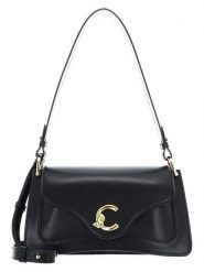 COCCINELLE Skórzana torebka w kolorze czarnym - 27,5 x 16 x 9 cm rozmiar: onesize. Czarne torby na ramię Coccinelle, bez wzorów, z materiału, na ramię, bez dodatków. Za 998.45 zł.