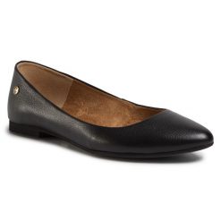 Baleriny Maciejka. Czarne baleriny Maciejka, bez wzorów, bez obcasa. Za 239.99 zł.