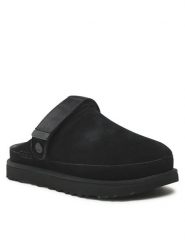 Ugg Klapki W Goldenstar Clog 1138252 Czarny. Czarne klapki UGG, bez wzorów, ze skóry, bez obcasa. Za 589.99 zł.