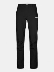 Halti Spodnie softshellowe "Leisti II" w kolorze czarnym rozmiar: 42. Czarne spodnie dresowe HALTI, bez wzorów, outdoorowe. Za 297.97 zł.