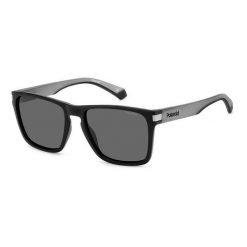 Okulary przeciwsłoneczne z polaryzacją Polaroid Pld 2139/S. Czarne okulary przeciwsłoneczne Polaroid, bez wzorów, sportowe. Za 269.00 zł.