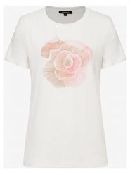 More & More Koszulka w kolorze białym rozmiar: 46. Białe bluzki More & More, s, bez wzorów, z wiskozy, klasyczne, bez kołnierzyka, bez ramiączek. Za 66.16 zł.