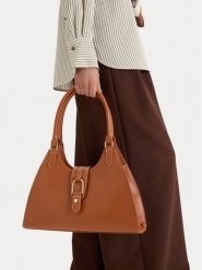 Beverly Hills Polo Club Torebka CEO-BHPC-C-012-09 Brązowy. Brązowe torebki klasyczne Beverly Hills Polo Club, bez wzorów, z materiału, bez dodatków. Za 249.99 zł.