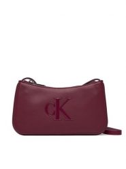 Calvin Klein Torebka Bold Ck Mini Bag LV04F1125G Różowy. Czerwone torebki klasyczne Calvin Klein, bez wzorów, ze skóry, bez dodatków. Za 289.99 zł.