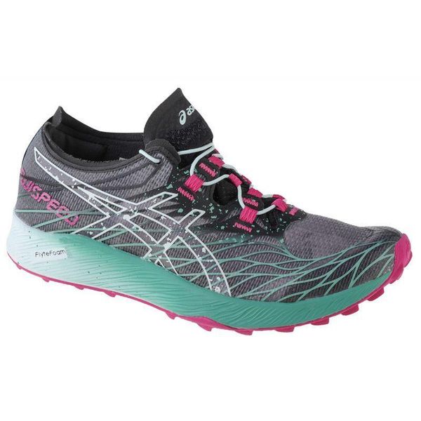 Buty Treningowe Fujispeed Dla Kobiet. Czarne trekkingi Asics, z materiału, trekkingowe. Za 744.99 zł.