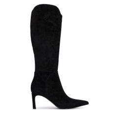 Kozaki Guess. Czarne kozaki Guess, bez obcasa, na szpilce, bez zapięcia. Za 1,019.00 zł.