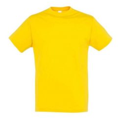Koszulka Regent Dla Dorosłych Unisex. Żółte bluzki SOL'S, s, bez wzorów, sportowe, bez kołnierzyka, bez ramiączek. Za 33.99 zł.