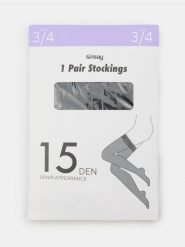 Zakolanówki z ozdobną koronką - czarny. Czarne rajstopy i pończochy Sinsay, bez wzorów, z koronki. Za 12.99 zł.