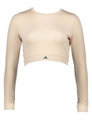 Adidas Koszulka sportowa w kolorze beżowym rozmiar: XL. Brązowe koszulki sportowe Adidas, bez wzorów, z materiału, bez ramiączek, outdoorowe. Za 121.45 zł.
