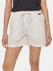 Napapijri Szorty materiałowe Aberdeen NP0A4I51 Écru Loose Fit. Szorty Napapijri, bez wzorów, z bawełny. Za 209.99 zł.