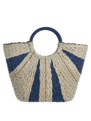 BLE Torebka w kolorze granatowo-jasnoróżowym - 31 x 30 x 14,5 cm rozmiar: onesize. Brązowe torebki klasyczne BLE, bez wzorów, z materiału, bez dodatków. Za 96.60 zł.