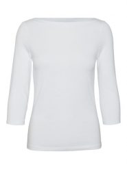 Vero Moda Koszulka "Panda" w kolorze białym rozmiar: M. Białe bluzki Vero Moda, m, bez wzorów, z bawełny, bez kołnierzyka, bez ramiączek. Za 66.31 zł.