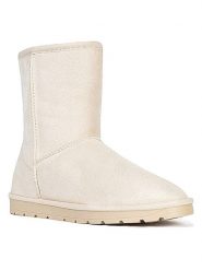 ISLAND BOOT Botki zimowe w kolorze beżowym rozmiar: 41. Brązowe botki Island Boot, na zimę, bez wzorów, z materiału, bez obcasa, bez zapięcia. Za 130.99 zł.