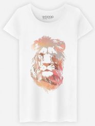WOOOP Koszulka "Desert Lion" w kolorze białym rozmiar: XL. Białe bluzki Wooop, xl, bez wzorów, z bawełny, bez kołnierzyka, bez ramiączek. Za 69.91 zł.