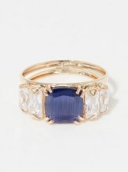 L'OR by Diamanta Złoty pierścionek " Esposo" z cyrkoniami rozmiar: 52. Żółte pierścionki L'OR by Diamanta, z cyrkonią, złote. Za 1,039.95 zł.