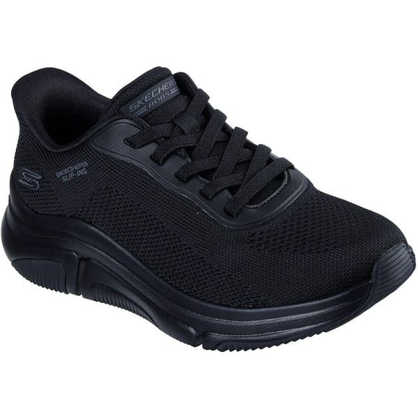 Buty sportowe damskie Skechers Bobs Sparrow Flex Too You. Czarne obuwie sportowe Skechers, bez zapięcia. Za 390.00 zł.