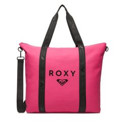 Torebka Roxy. Czerwone shopper Roxy, bez wzorów, bez dodatków. Za 159.99 zł.