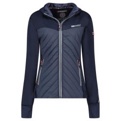 Geographical Norway Softshell TRIANGLE NAVY / PINK DB LADY 024 (WY3257F/GN/Navy. Niebieskie kurtki sportowe Geographical Norway, bez wzorów, z softshellu, bez kaptura, trekkingowe. Za 159.00 zł.