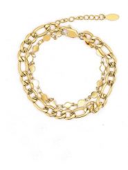 MOODE Bransoletka "Houria" rozmiar: onesize. Żółte bransoletki MOODE, ze stali. Za 52.99 zł.