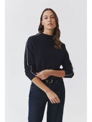 TATUUM Sweter w kolorze granatowym rozmiar: XXL. Niebieskie swetry Tatuum, xxl, bez wzorów, bez ramiączek. Za 100.28 zł.