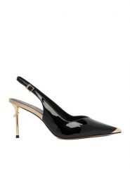 Eva Minge Szpilki EO-LILLY-LT2131-1-1 Czarny. Czarne szpilki Eva Minge, bez wzorów, ze skóry, bez obcasa, na szpilce, bez zapięcia. Za 449.99 zł.