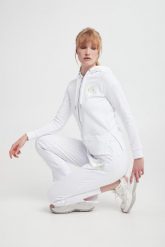 Bluza dresowa damska ARMANI EXCHANGE. Bluzy Armani Exchange, l, bez wzorów, z dresówki, bez kaptura. W wyprzedaży za 393.82 zł.