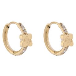 Torebka Guess. Żółte kolczyki Guess, złote. Za 249.99 zł.