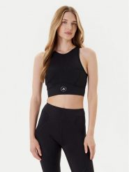 Adidas by Stella McCartney Biustonosz sportowy Training JW4545 Czarny. Czarne koszulki sportowe adidas by Stella McCartney, bez wzorów, z syntetyku, bez ramiączek, na fitness i siłownię. Za 399.99 zł.