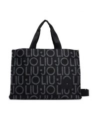 Liu Jo Torebka 2F6037 T2742 Czarny. Czarne shopper Liu Jo, bez wzorów, z materiału, bez dodatków. Za 469.99 zł.