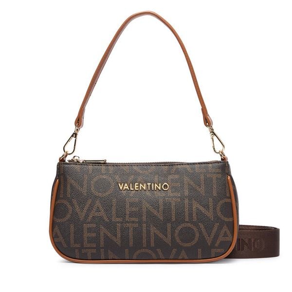 Torebka Valentino. Brązowe torebki klasyczne Valentino, bez wzorów, bez dodatków. Za 483.99 zł.