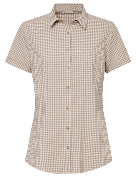 Koszula damska Seiland Shirt III. Brązowe koszule Vaude, bez wzorów, z materiału, bez kołnierzyka, bez ramiączek. Za 339.00 zł.