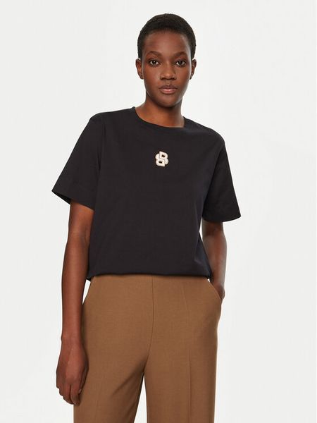 BOSS T-Shirt 50526205 Czarny Regular Fit. Czarne t-shirty Boss, m, bez wzorów, z bawełny, bez kołnierzyka, bez ramiączek. Za 209.99 zł.