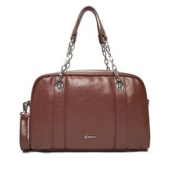 Torebka JENNY. Brązowe torebki klasyczne Jenny, bez wzorów, bez dodatków. Za 129.99 zł.