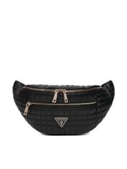 Guess Saszetka nerka Nadira TWQG84 24080 Czarny. Czarne torebki klasyczne Guess, z aplikacjami, ze skóry, bez dodatków. Za 439.99 zł.