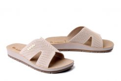 INBLU AG-14 026 piaskowy, klapki damskie. Brązowe klapki Inblu, bez wzorów, bez obcasa. Za 71.99 zł.