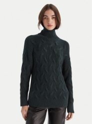 Armani Exchange Golf XW000780 AF16638 U7304 Zielony Regular Fit. Zielone golfy Armani Exchange, m, bez wzorów, z bawełny, bez ramiączek. Za 839.99 zł.