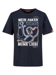 Eight2Nine Koszulka w kolorze granatowym rozmiar: M. Niebieskie bluzki Eight2Nine, m, bez wzorów, z bawełny, bez kołnierzyka, bez ramiączek. Za 43.99 zł.