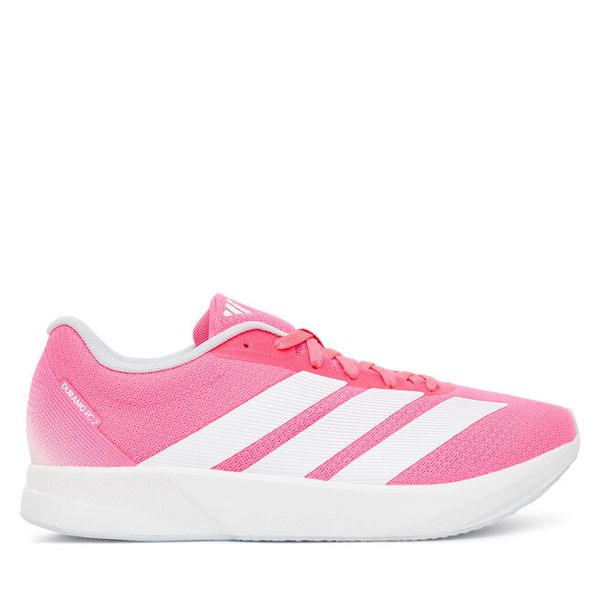 Buty do biegania adidas. Czerwone obuwie sportowe Adidas, bez zapięcia, do biegania. Za 219.99 zł.
