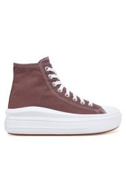 Converse Trampki Chuck Taylor All Star Move Platform A10665C Bordowy. Czerwone trampki Converse, bez wzorów, z materiału, bez zapięcia. Za 249.99 zł.