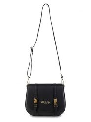 Victor & Hugo Paris Skórzana torebka "Ruth" w kolorze czarnym - 26 x 20 x 8 cm rozmiar: onesize. Czarne torby na ramię Victor & Hugo Paris, bez wzorów, z materiału, na ramię, bez dodatków. Za 260.99 zł.