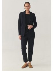 TATUUM Spodnie w kolorze granatowym rozmiar: 46. Niebieskie spodnie materiałowe Tatuum, bez wzorów, z materiału, z podwyższonym stanem. Za 156.98 zł.