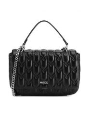 MEXX Torebka MEXX-B-003-06 Czarny. Czarne torebki klasyczne Mexx, bez wzorów, z materiału, bez dodatków. Za 179.99 zł.
