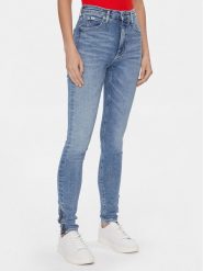 Calvin Klein Jeans Jeansy J20J222773 Niebieski Super Skinny Fit. Niebieskie jeansy Calvin Klein Jeans, bez wzorów. Za 319.99 zł.