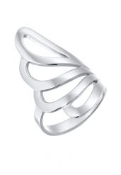 Nenalina Damski Statement Basic Fala Geo ze srebra próby 925 Sterling Silver Pierścionki 1 ct. Szare pierścionki Nenalina, srebrne. Za 203.99 zł.